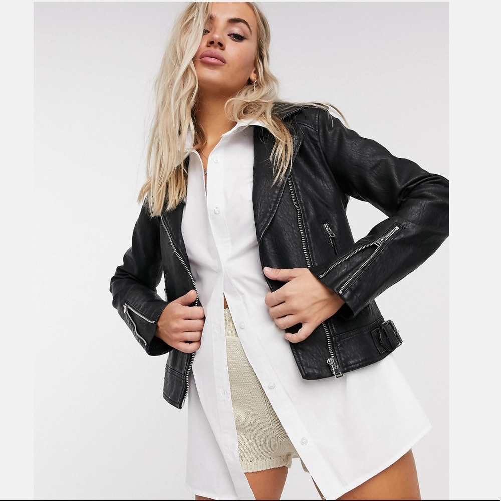 Topshop Leather Jacket